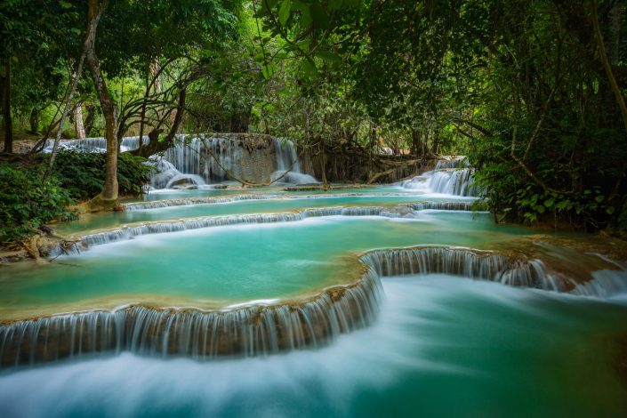 Kuang si waterfall, Luang Prabang, Laos