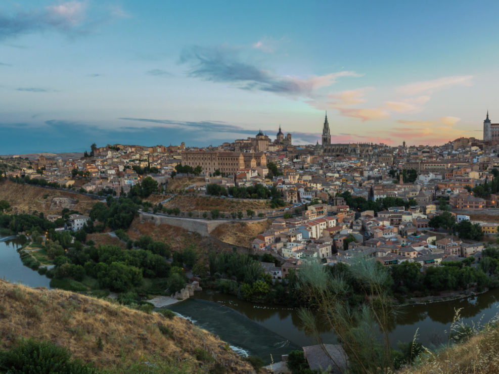Panorama of Toledo and the Rio Tajo, Spain