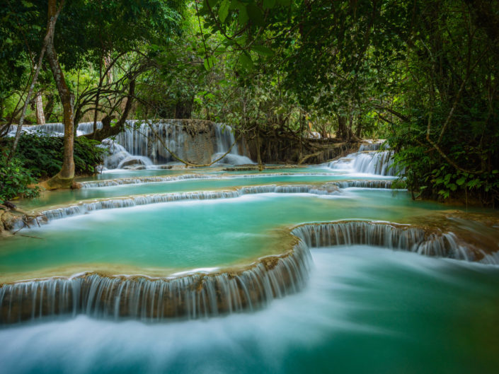 Kuang si waterfall, Luang Prabang, Laos