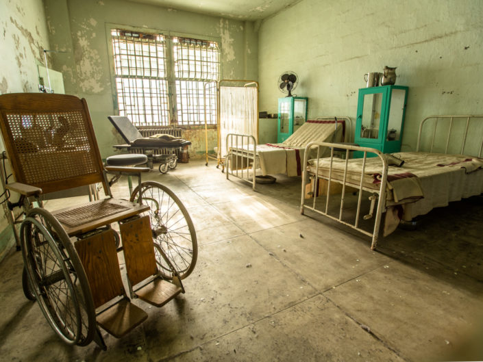 Old prison hospital room