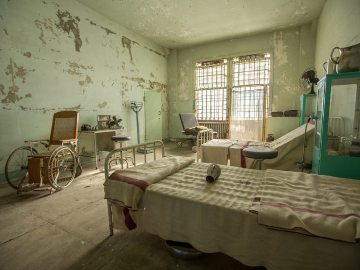 Old prison hospital room