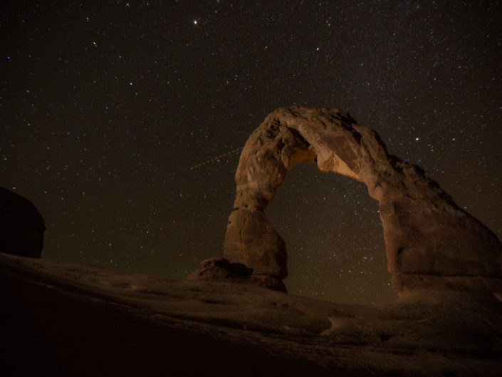 Delicate Arch night