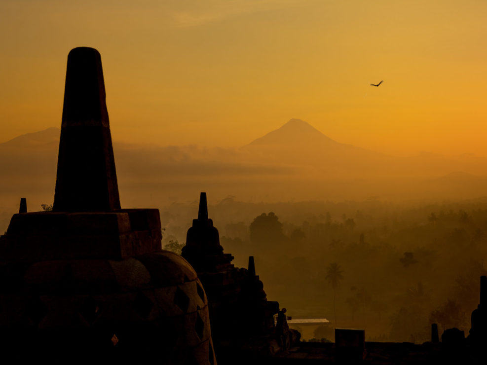 Stupas at Borobudur Temple – Yogyakarta, Indonesia