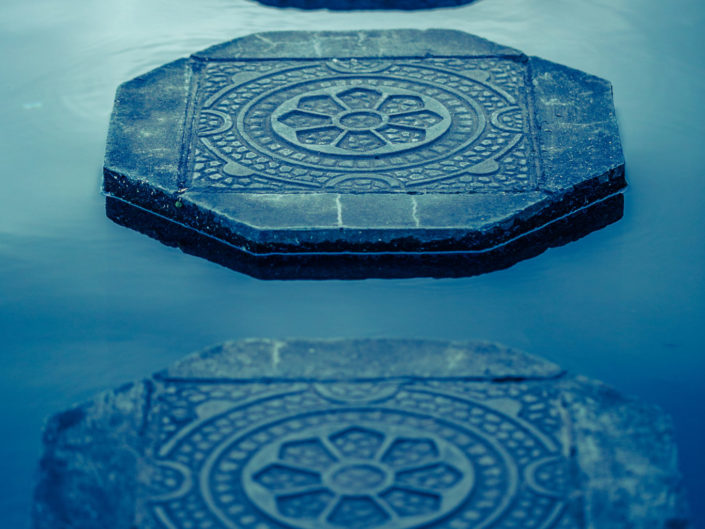 Tirta Gangga Water Palace stone walkway – Bali, Indonesia