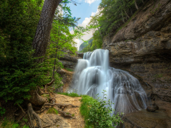 Mountain Waterfall