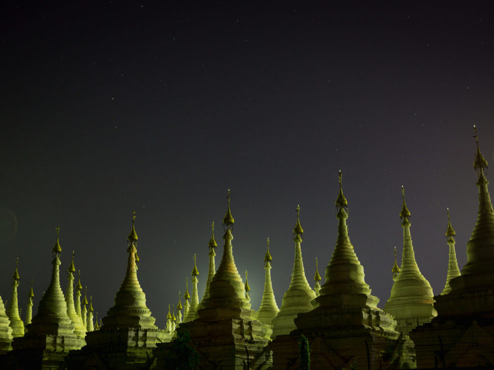 Stupa Silhouettes at night – Old Bagan, Myanmar