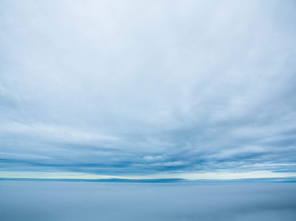 Cloudy Sky Over Ocean