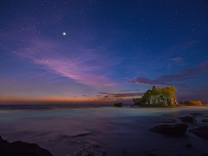 Tanah Lot Temple at Night – Bali, Indonesia