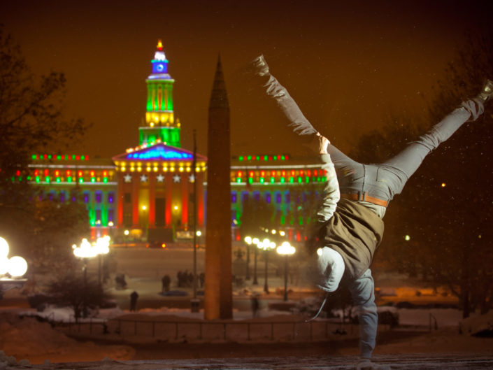 Denver’s City and County Building, Night