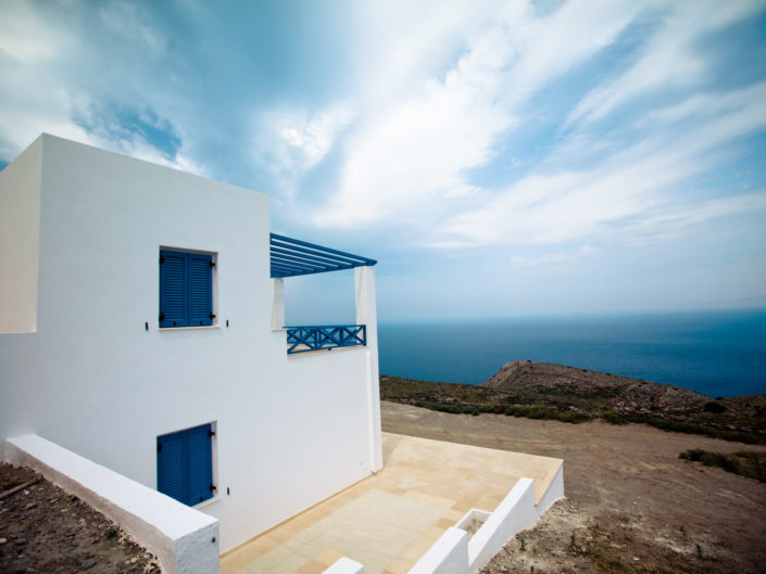 Modern Greek House with view of the Sea – Syros, Greece