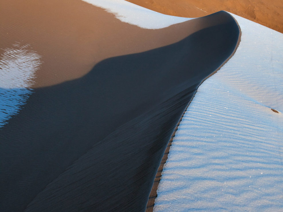 Great Sand Dunes in Snow