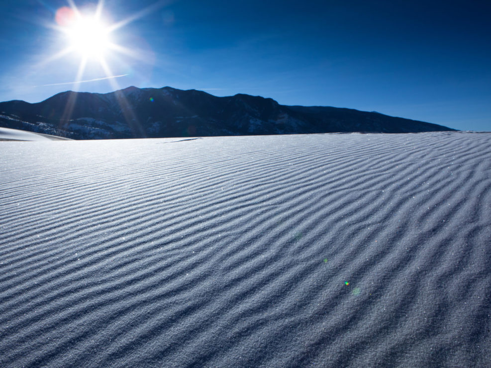 Great Sand Dunes in Snow