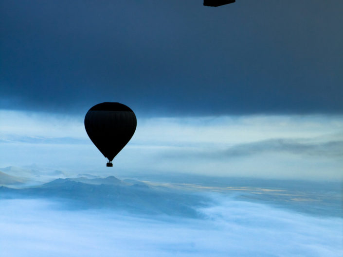 Hot Air Balloons over Cappadocia, Turkey