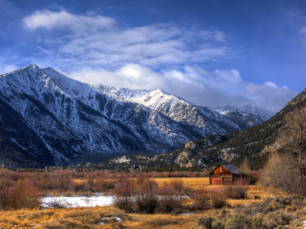 Wooden House In Mountain Valley – Twin Lakes, Colorado, USA