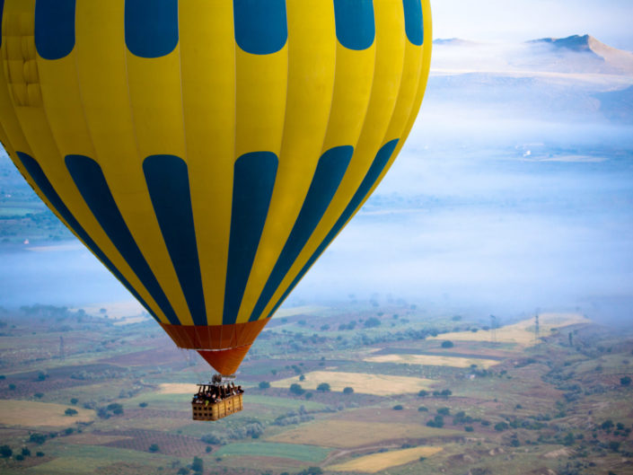 Hot Air Balloons over Cappadocia, Turkey