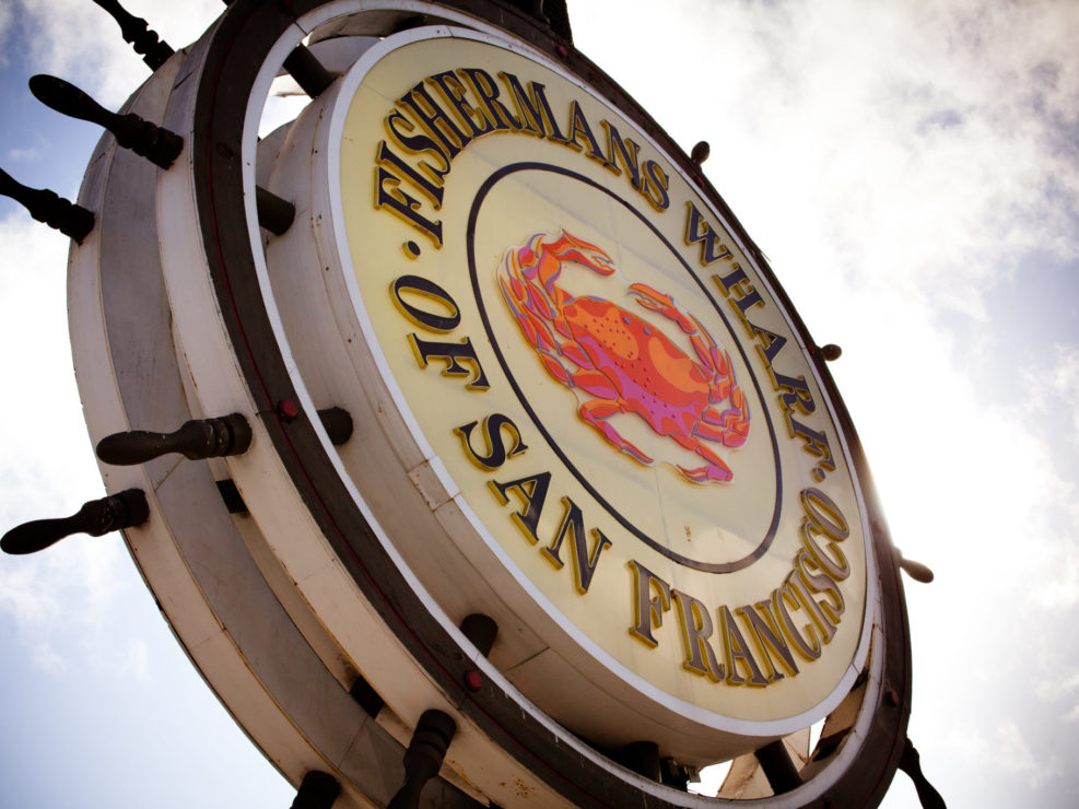 Fishermans Wharf Sign – San Francisco, California USA