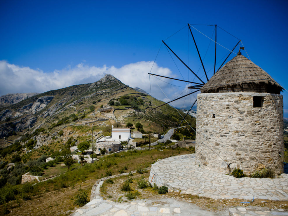 Vintage Windmill – Naxos, Greece