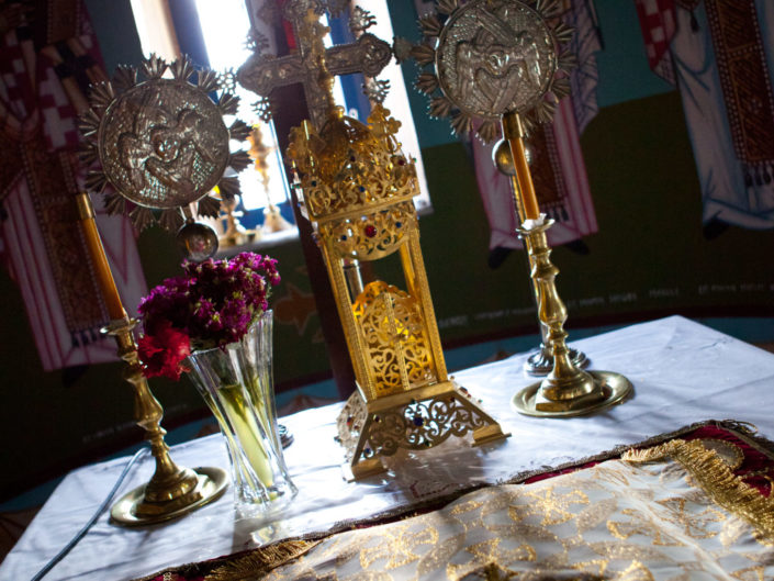 Greek Orthodox Church Interior – Naxos