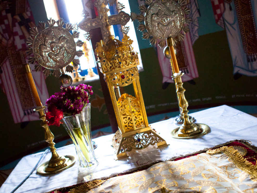 Greek Orthodox Church Interior – Naxos