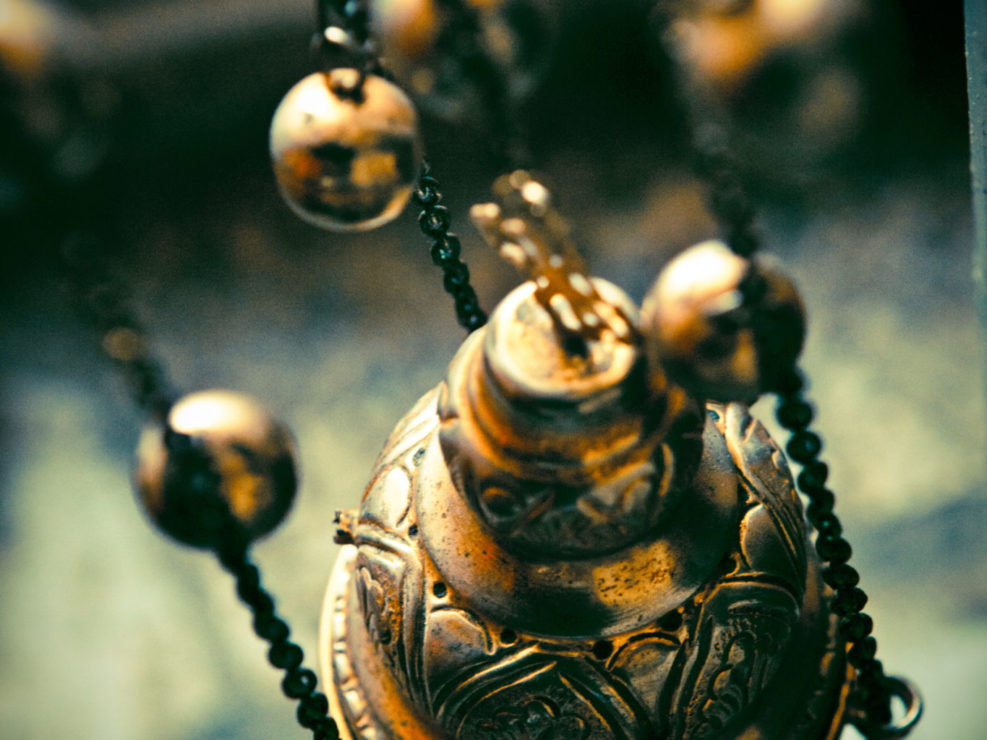 Brass Catholic Incense Holder