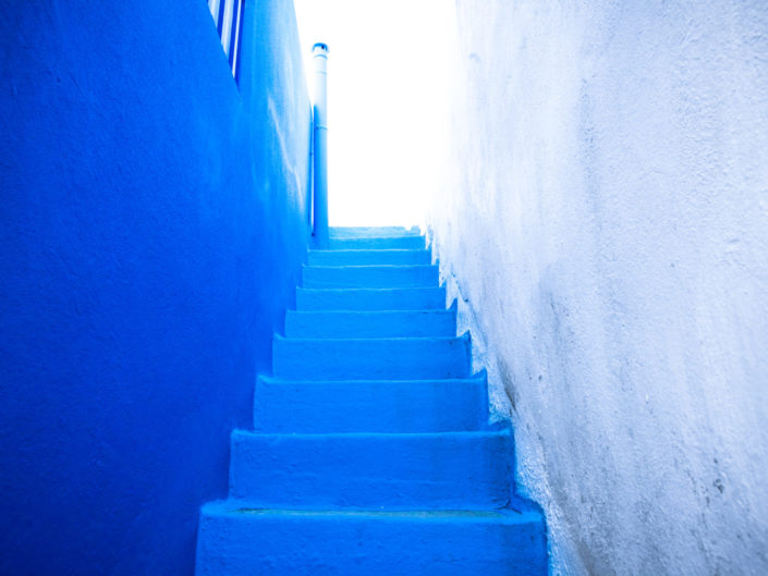 Blue and White Stairway – Naxos, Greece