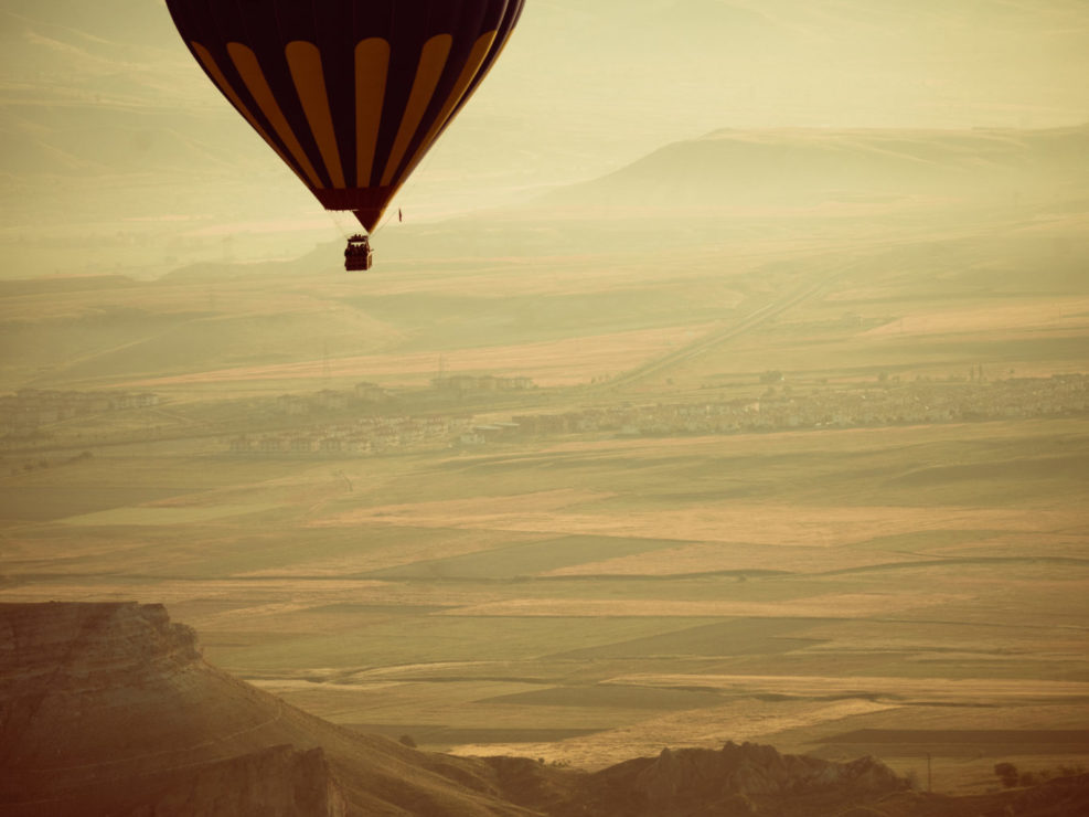 Hot Air Balloons Over Cappadocia, Turkey