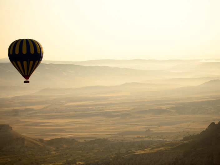 Hot Air Balloons Over Cappadocia, Turkey