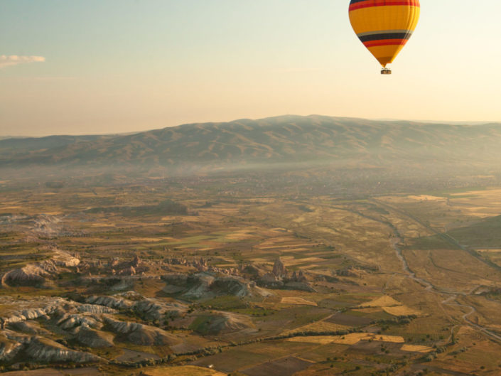 Hot Air Balloons Over Cappadocia, Turkey