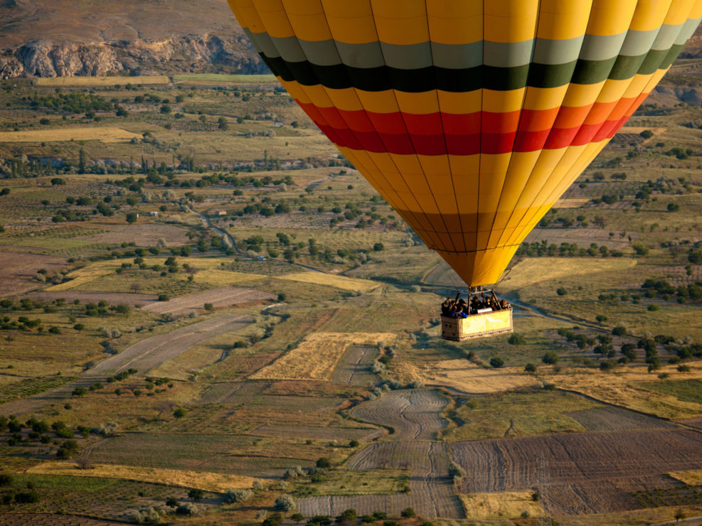 Hot Air Balloons Over Cappadocia, Turkey