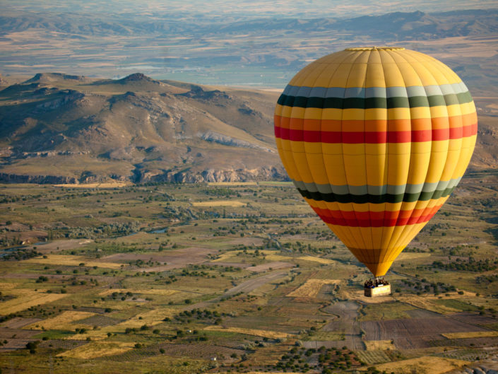 Hot Air Balloons Over Cappadocia, Turkey