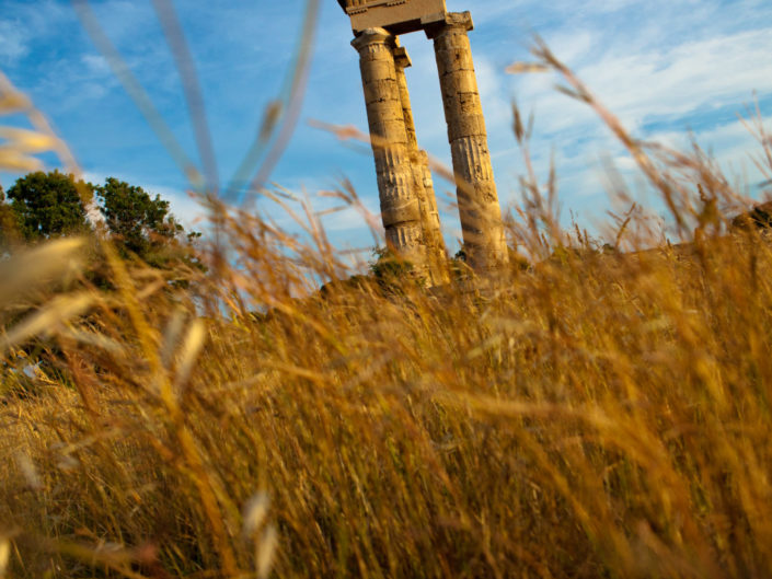 Acropolis Ruins in Rhodes, Greece