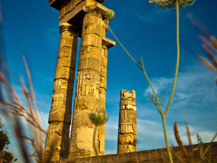 Acropolis Ruins in Rhodes, Greece