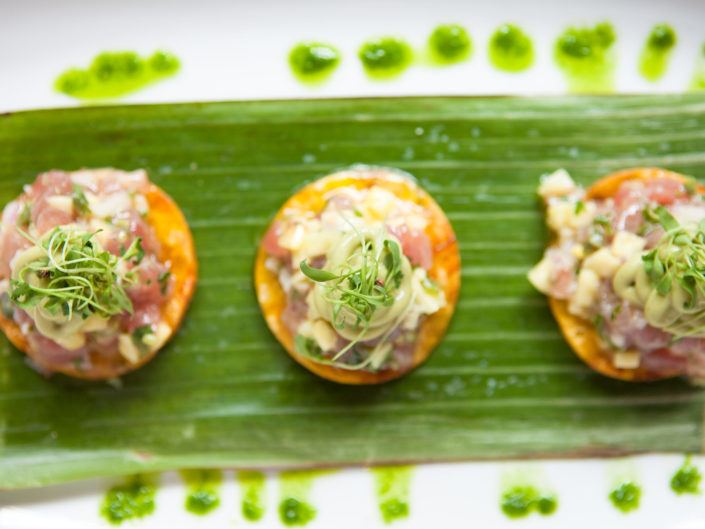 Ceviche modern mexican appetizer