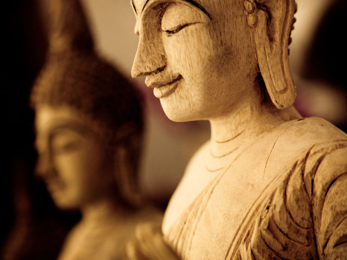 Wood Carved Buddha