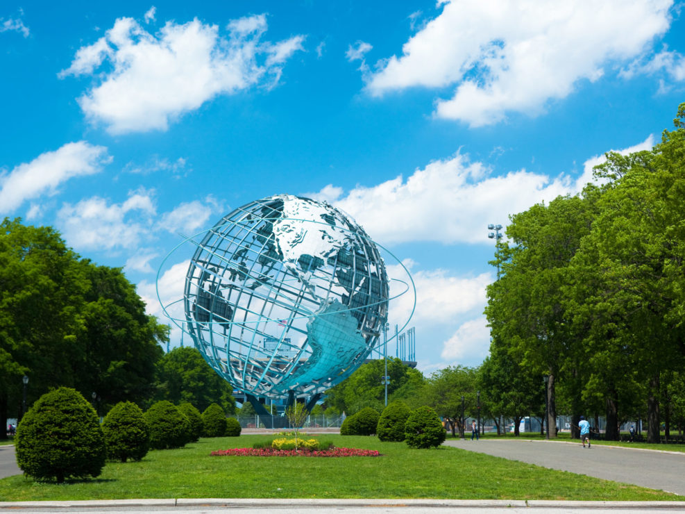 1964 New York World’s Fair Unisphere in Flushing Meadows Park