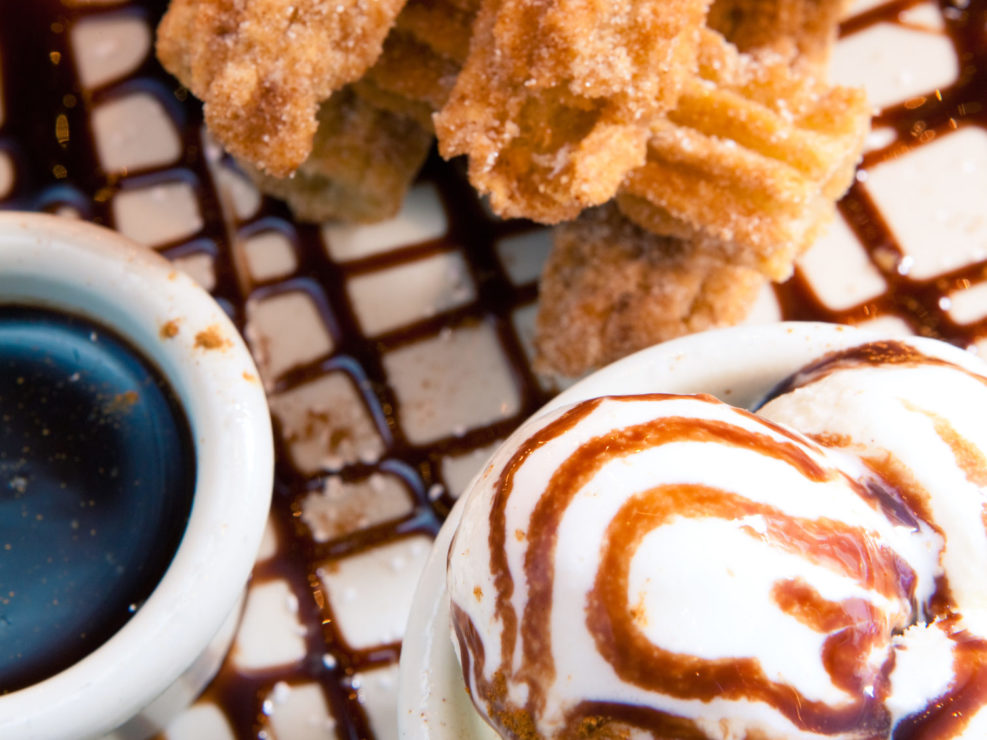 Spanish Churro Dessert Plate