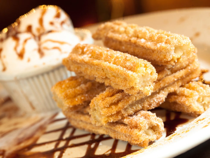 Spanish Churro Dessert Plate