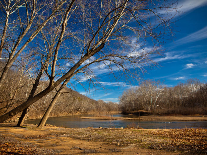 Meramec River in Winter, Missouri, USA